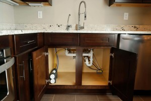 UltraEase™ Dual Stage Water Filtration System installed